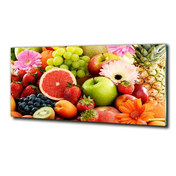 Foto schilderij op glas Kleurrijk fruit