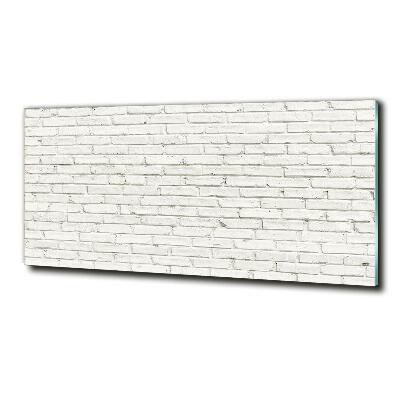 Schilderij glas Bakstenen muur