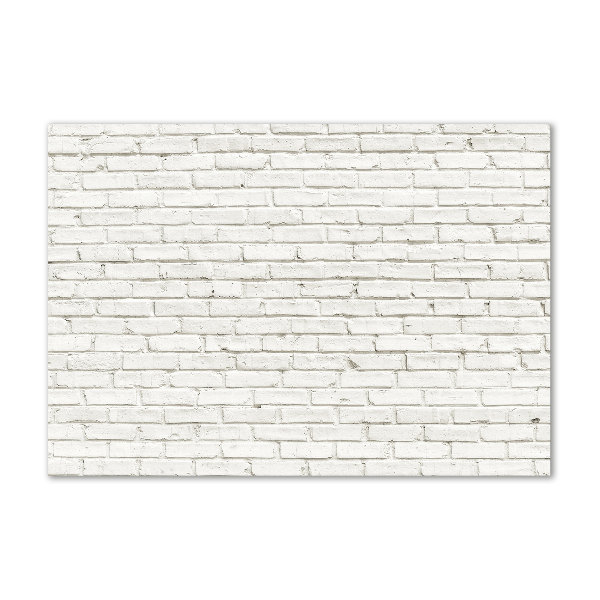 Schilderij glas Bakstenen muur