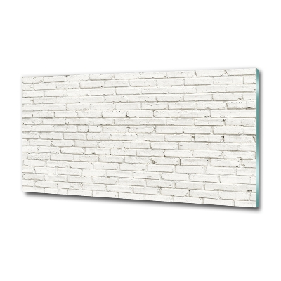 Schilderij glas Bakstenen muur