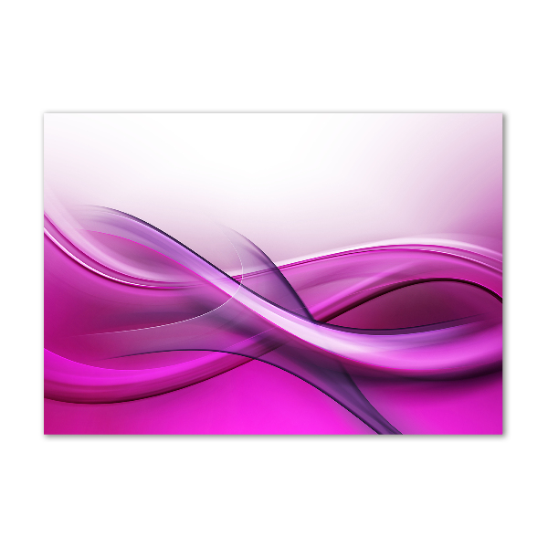 Glazen schilderij Golven op de achtergrond