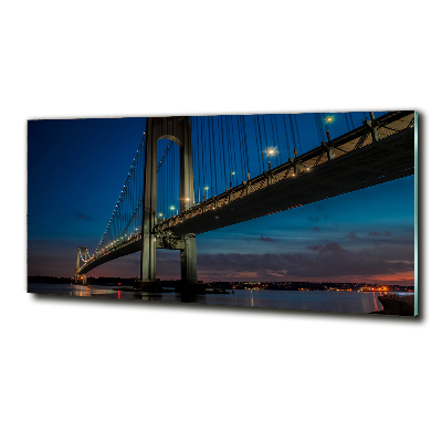 Foto schilderij op glas Brooklynbrug