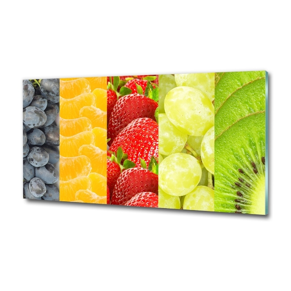 Schilderij op glas Kleurrijk fruit