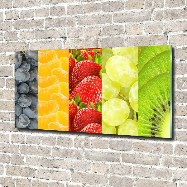 Schilderij op glas Kleurrijk fruit