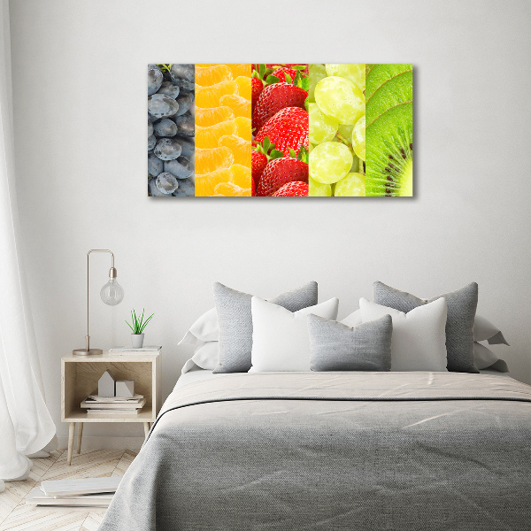 Schilderij op glas Kleurrijk fruit