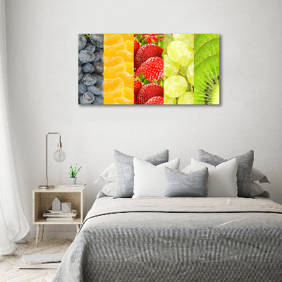 Schilderij op glas Kleurrijk fruit