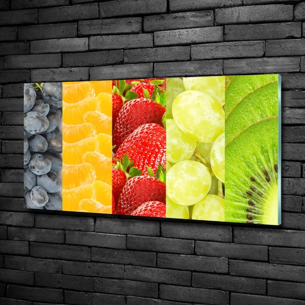 Schilderij op glas Kleurrijk fruit