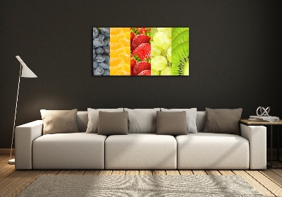 Schilderij op glas Kleurrijk fruit