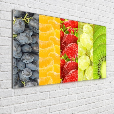 Schilderij op glas Kleurrijk fruit