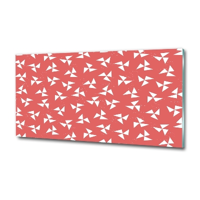 Foto schilderij op glas Geometrische achtergrond