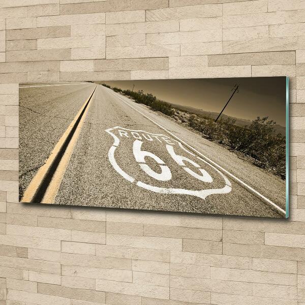 Foto schilderij op glas Weg in Californië