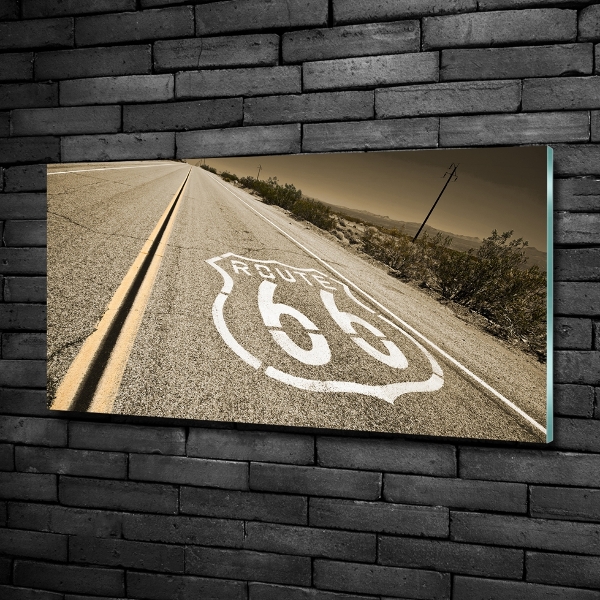 Foto schilderij op glas Weg in Californië