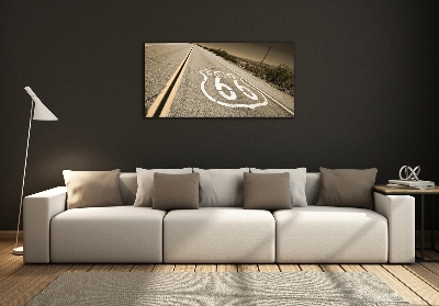 Foto schilderij op glas Weg in Californië