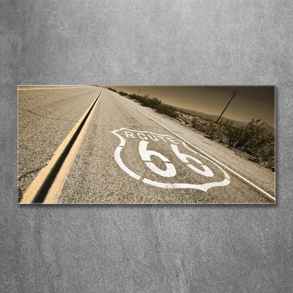 Foto schilderij op glas Weg in Californië
