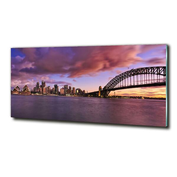 Foto schilderij op glas Sydney Bridge