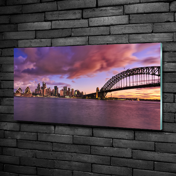 Foto schilderij op glas Sydney Bridge