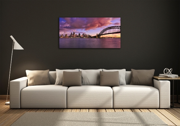 Foto schilderij op glas Sydney Bridge