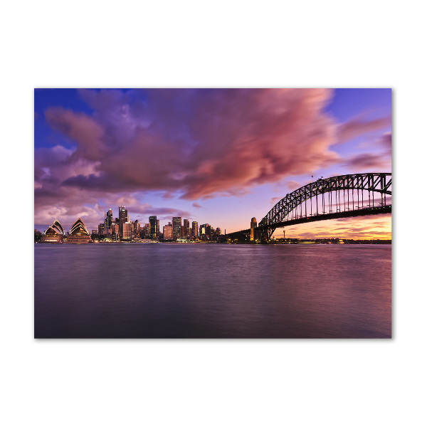 Foto schilderij op glas Sydney Bridge