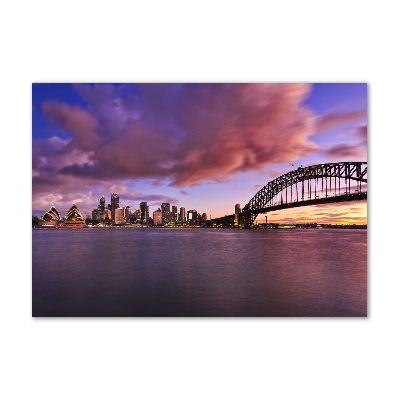 Foto schilderij op glas Sydney Bridge