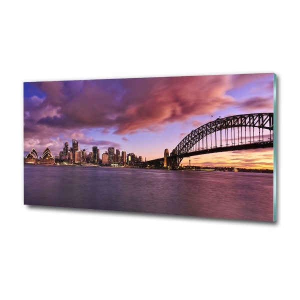 Foto schilderij op glas Sydney Bridge