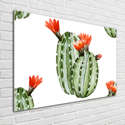 Glazen schilderij Cactussen