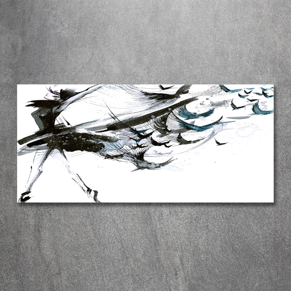 Schilderij op glas Ballerina