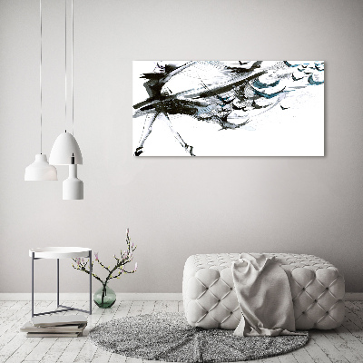 Schilderij op glas Ballerina