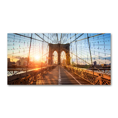 Schilderij glas Brooklynbrug