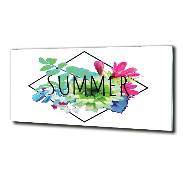 Glazen schilderij Zomer