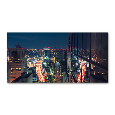 Schilderij op glas Tokio, Japan