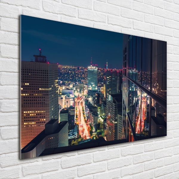 Schilderij op glas Tokio, Japan