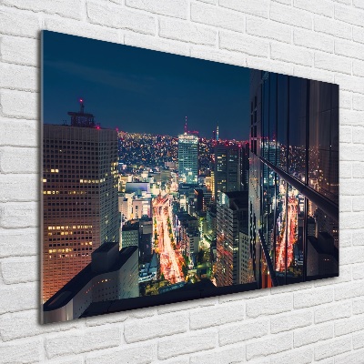Schilderij op glas Tokio, Japan