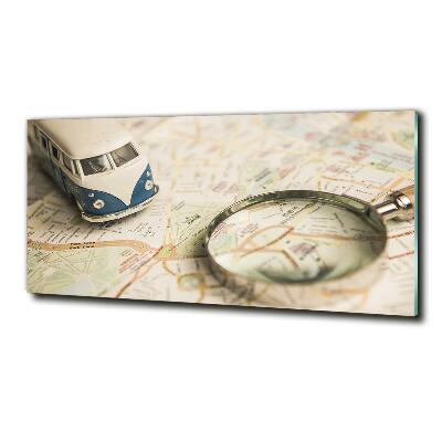 Foto schilderij op glas Symboliek van reizen