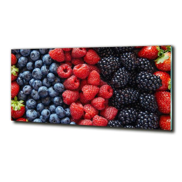 Foto schilderij op glas Bosvruchten