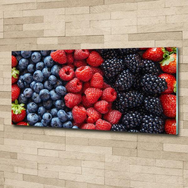 Foto schilderij op glas Bosvruchten