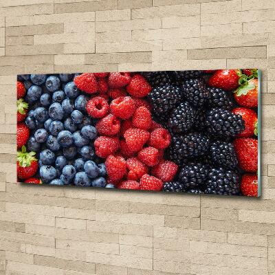 Foto schilderij op glas Bosvruchten