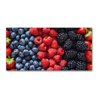Foto schilderij op glas Bosvruchten