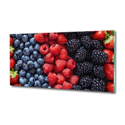 Foto schilderij op glas Bosvruchten