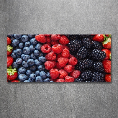 Foto schilderij op glas Bosvruchten