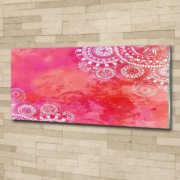 Schilderij op glas Ornamenten