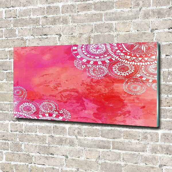 Schilderij op glas Ornamenten