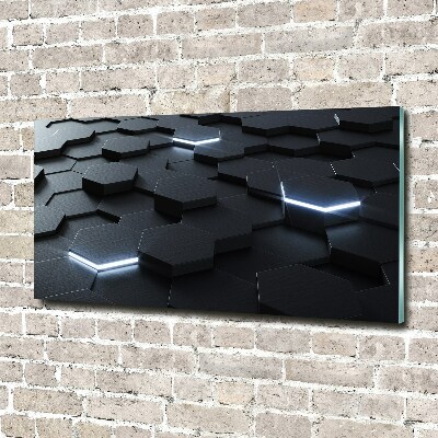 Schilderij glas Abstractie