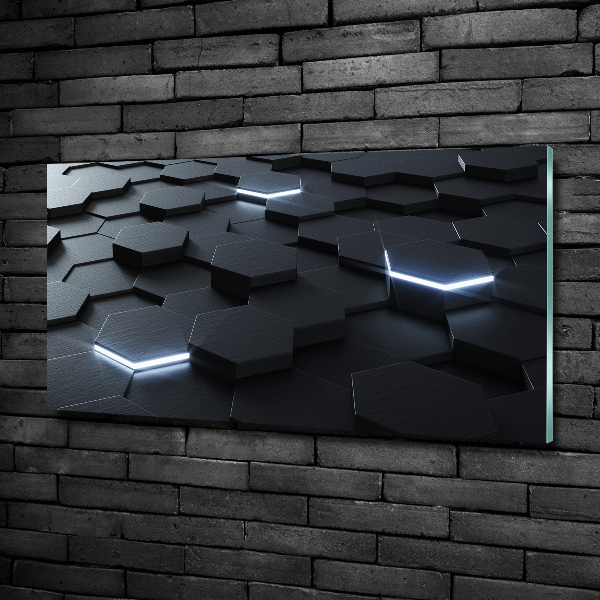 Schilderij glas Abstractie