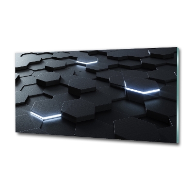 Schilderij glas Abstractie