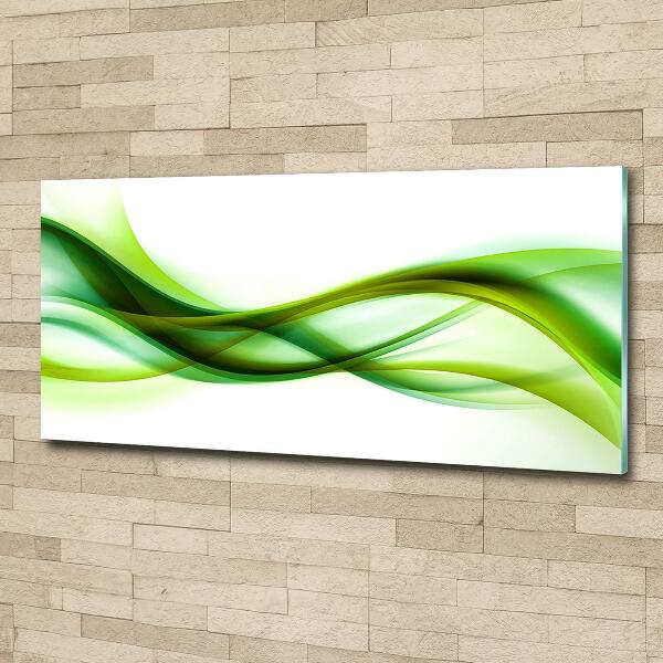 Glazen schilderij Abstracte golven