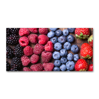 Glazen schilderij Bosvruchten