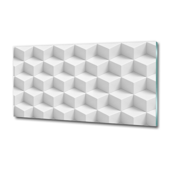 Schilderij op glas 3D-abstractie