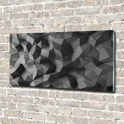 Schilderij glas Abstracte 3D-achtergrond