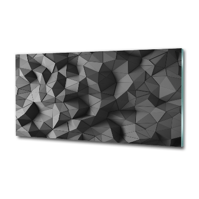 Schilderij glas Abstracte 3D-achtergrond