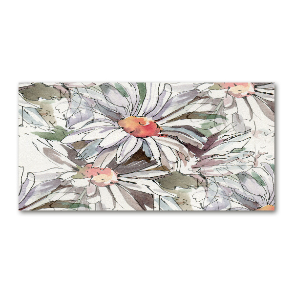 Glazen schilderij Kamille